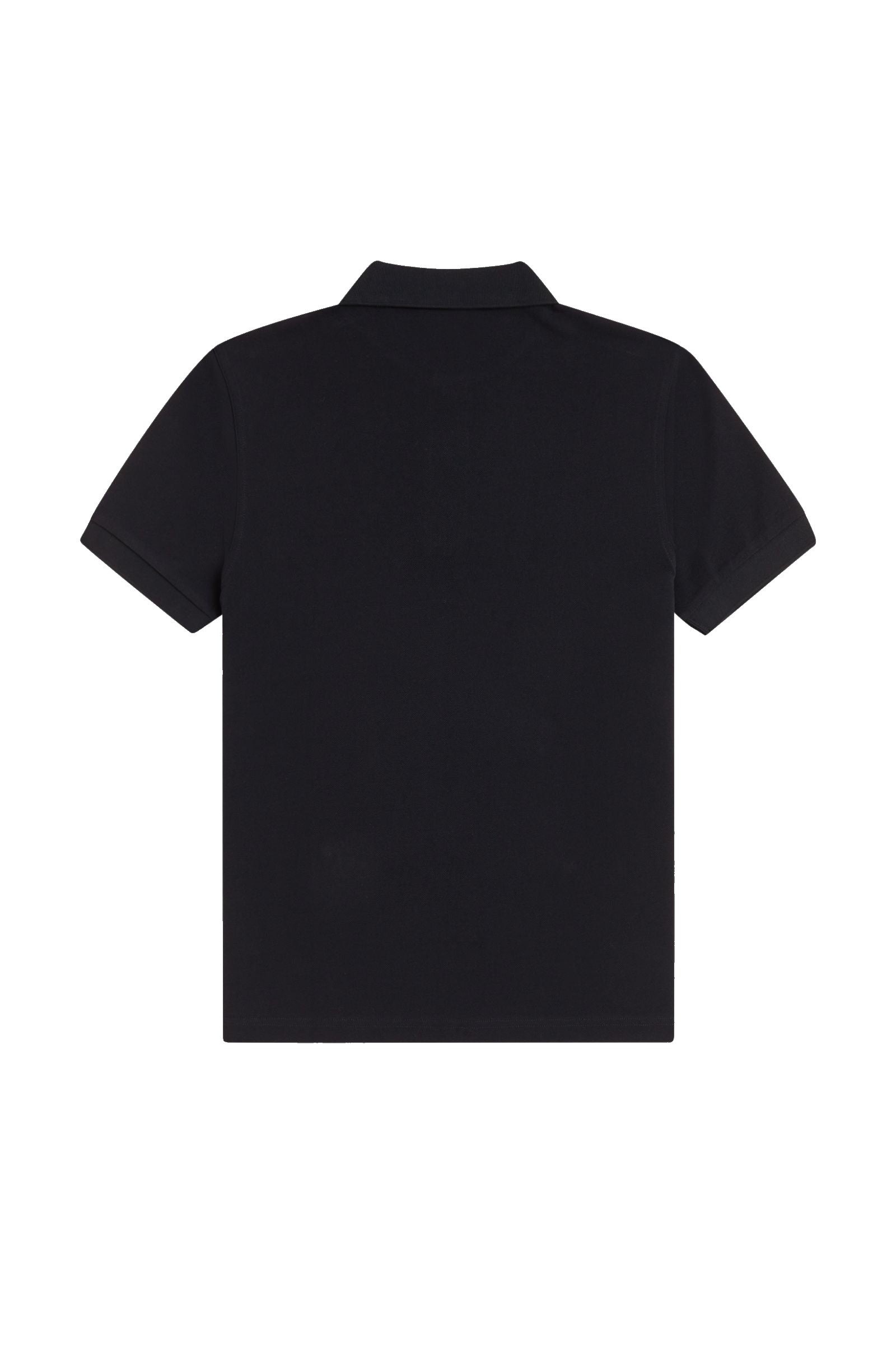 Fred Perry Slim Fit Plain Polo Black / Laurel Wreath Green