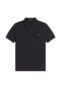 Fred Perry Slim Fit Plain Polo Navy / Sport Green