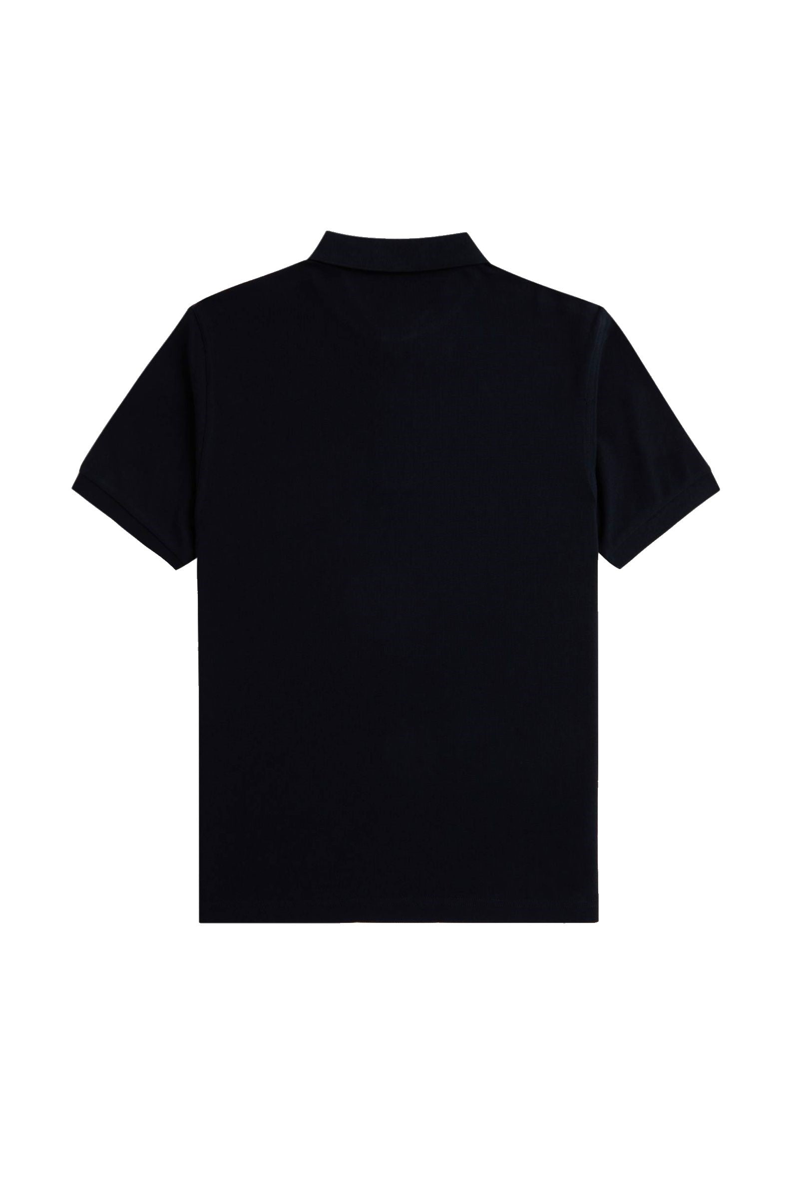 Fred Perry Slim Fit Plain Polo Black / Snow White
