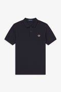 Fred Perry Slim Fit Plain Polo Navy