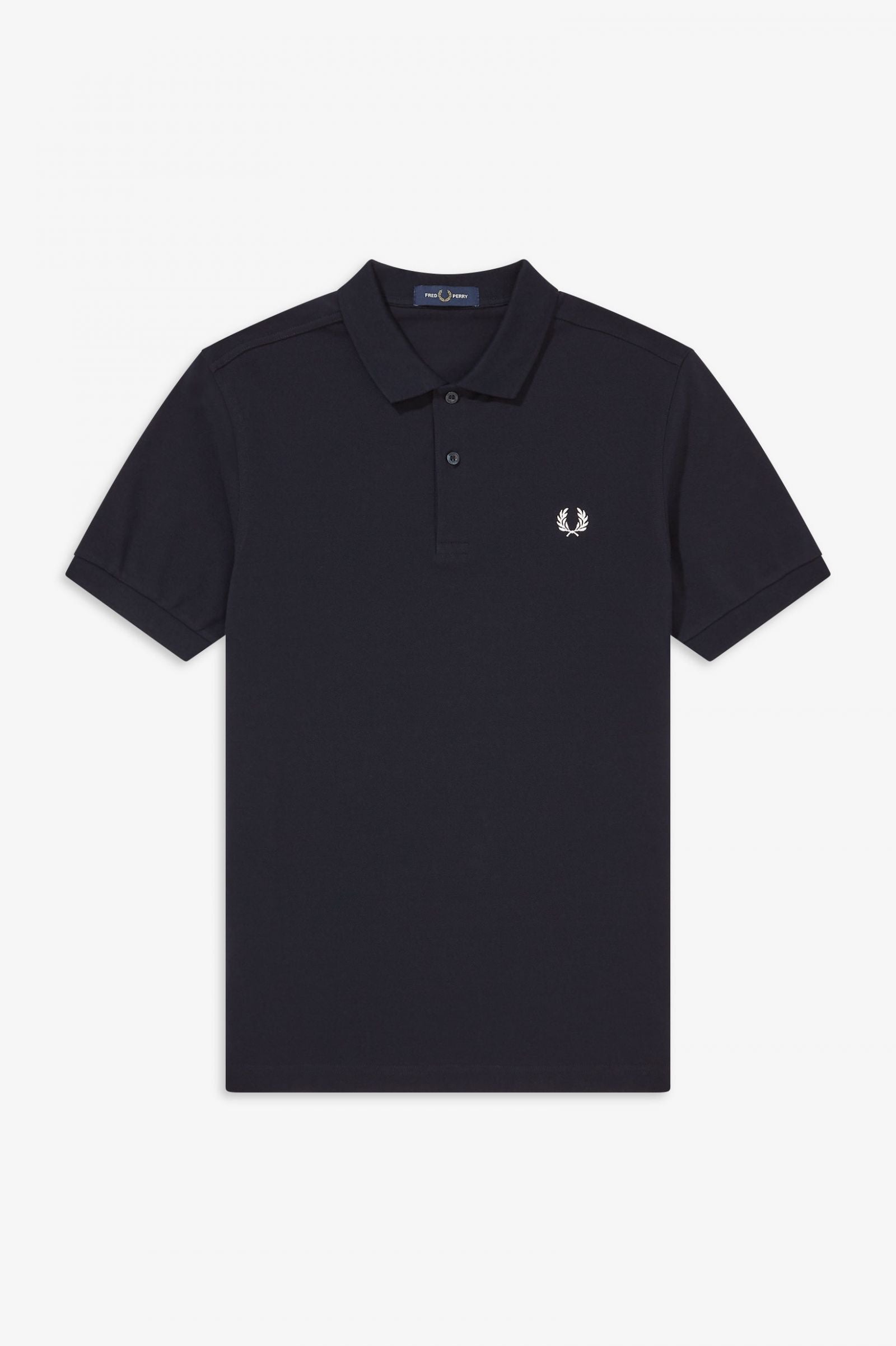 Fred Perry Slim Fit Plain Polo Navy