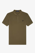 Fred Perry Slim Fit Plain Polo Uniform Green / Black