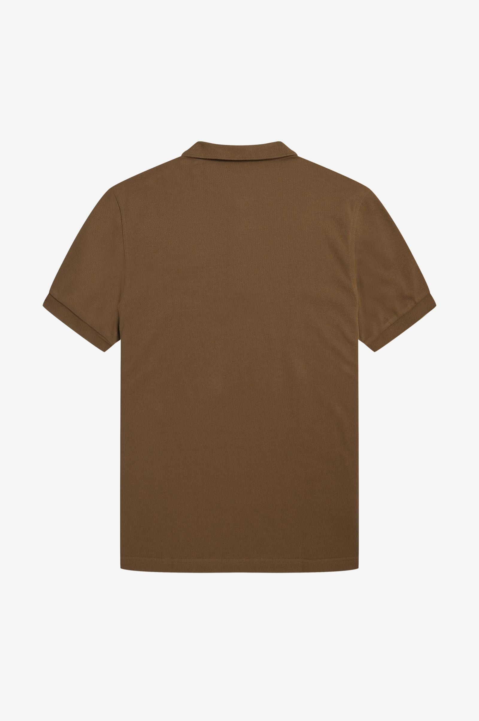 Fred Perry Slim Fit Plain Polo Shaded Stone / Black