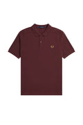 Fred Perry Slim Fit Plain Polo Oxblood / Light Rust
