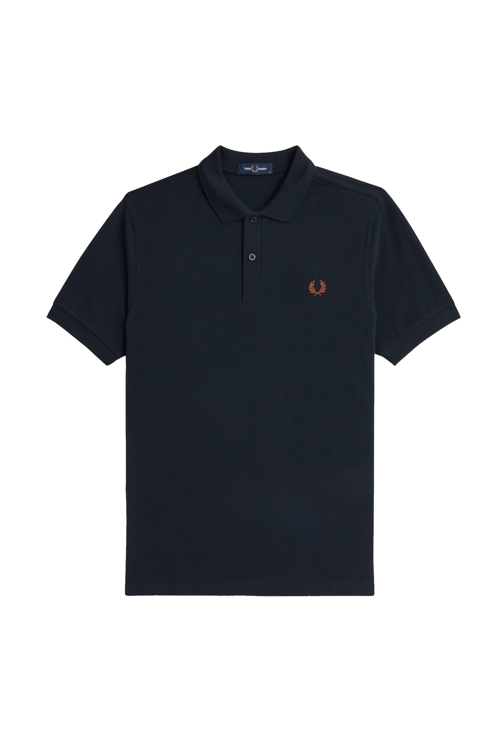 Fred Perry Slim Fit Plain Polo Navy / Nut Flake