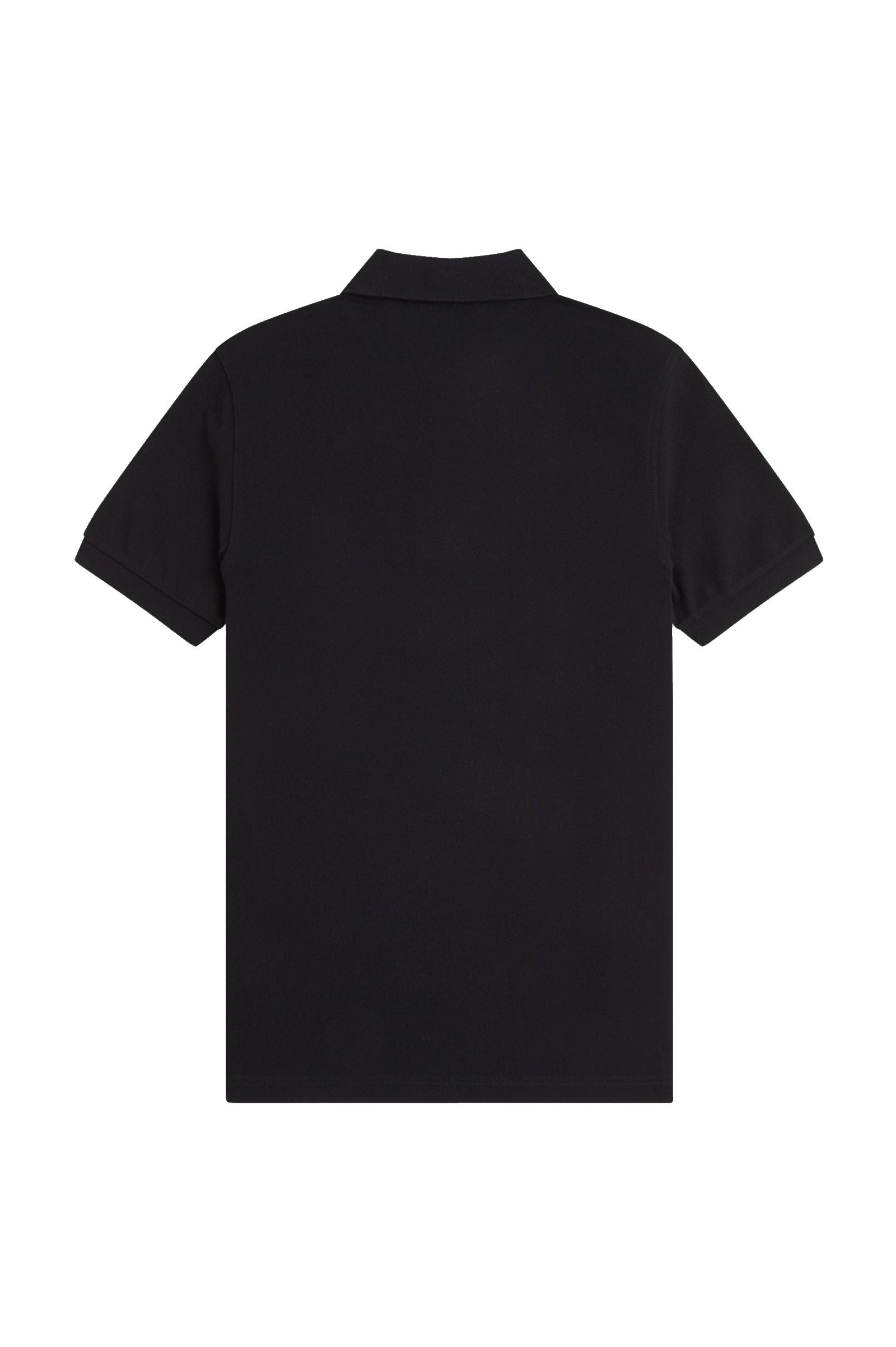 Fred Perry Slim Fit Plain Polo Black / Shaded Stone