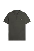 Fred Perry Slim Fit Plain Polo Field Green / Oatmeal