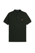 Fred Perry Slim Fit Plain Polo Night Green / Light Rust