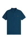 Fred Perry Slim Fit Plain Polo Dark Petrol / Shaded Stone