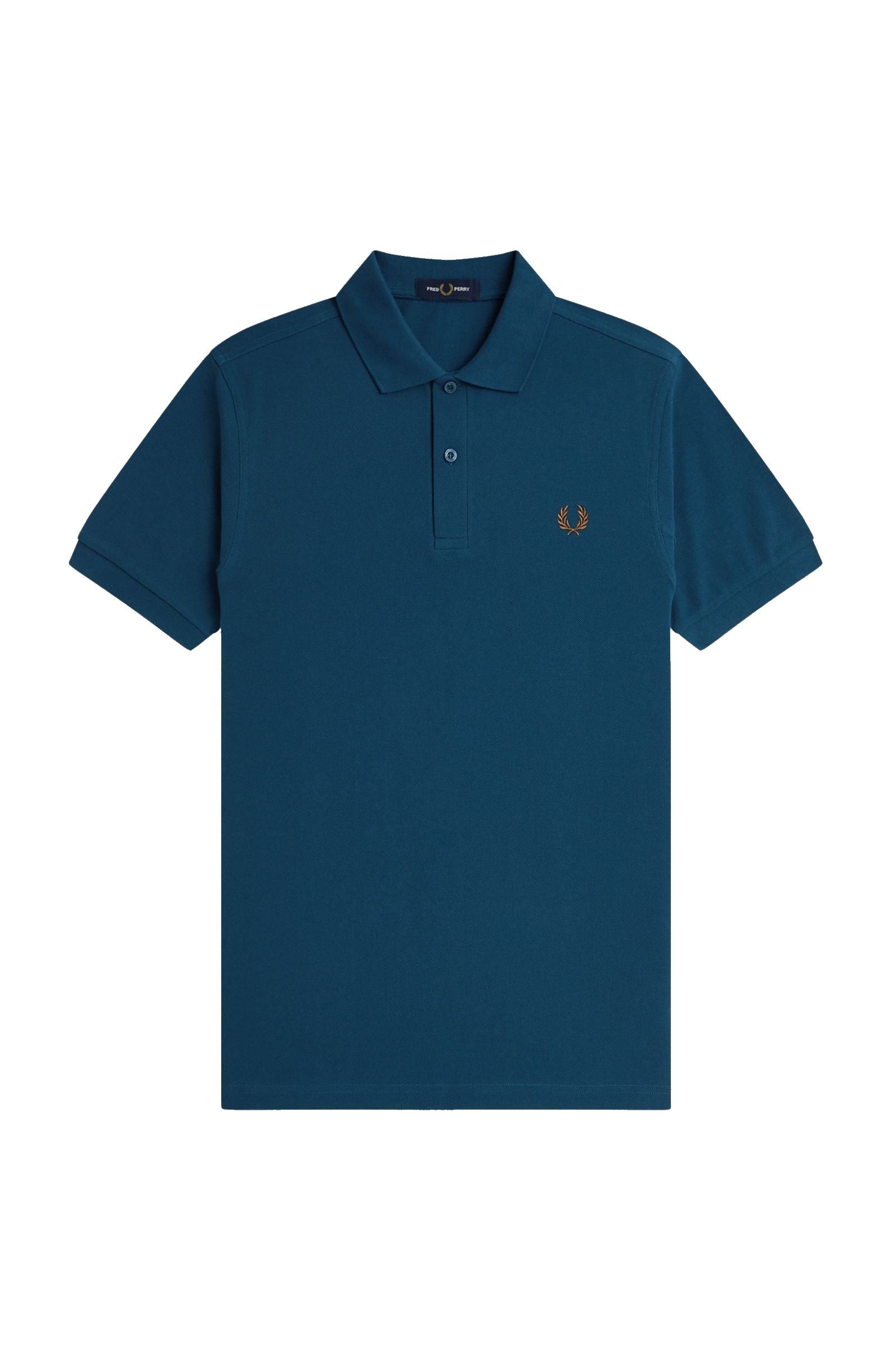 Fred Perry Slim Fit Plain Polo Dark Petrol / Shaded Stone