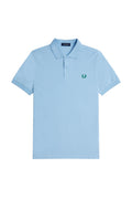 Fred Perry Slim Fit Plain Polo Track Blue / Sport Green