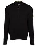 Barbour International Cotton Half Zip Black