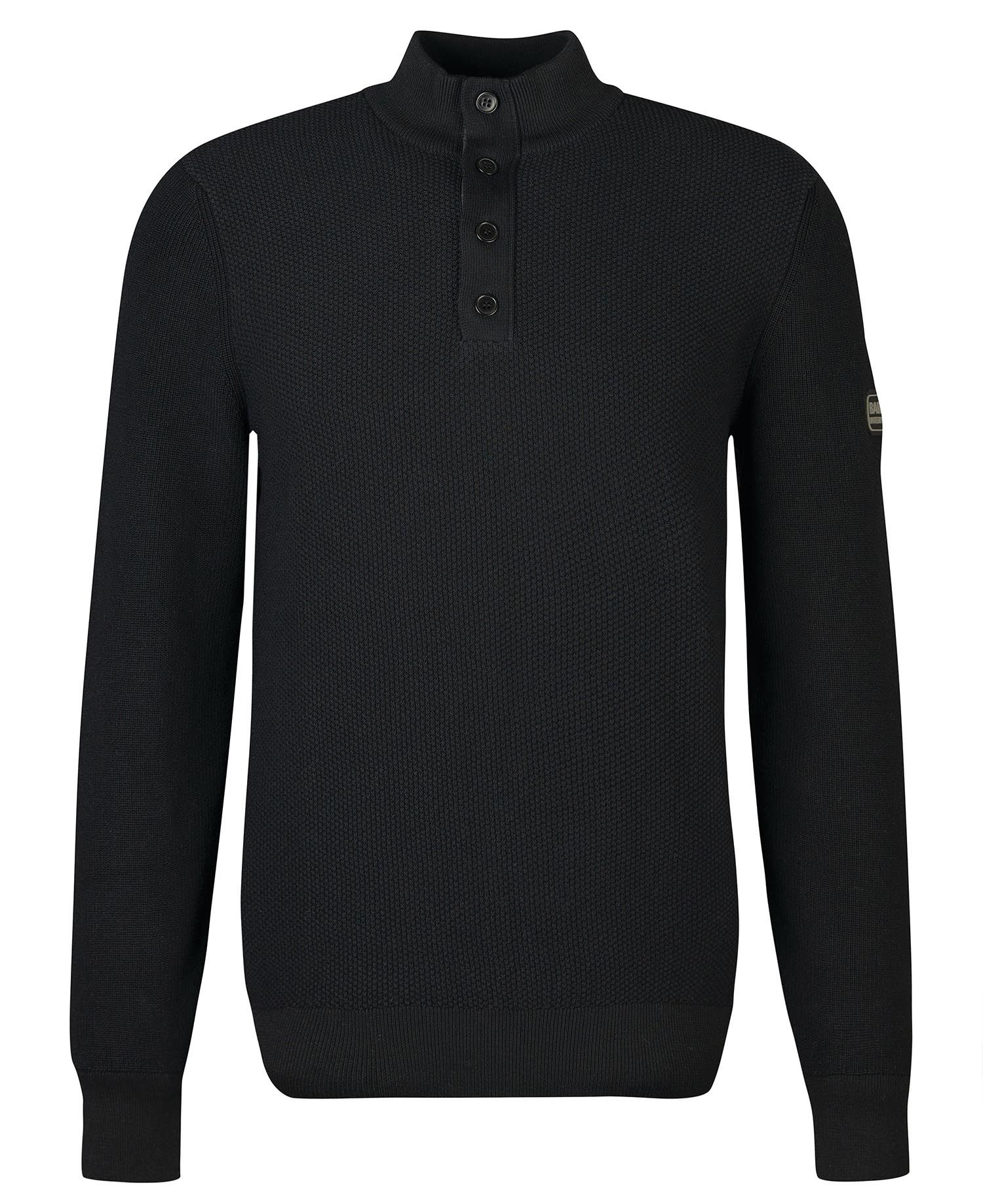 Barbour International Moss Knitted Jumper Black