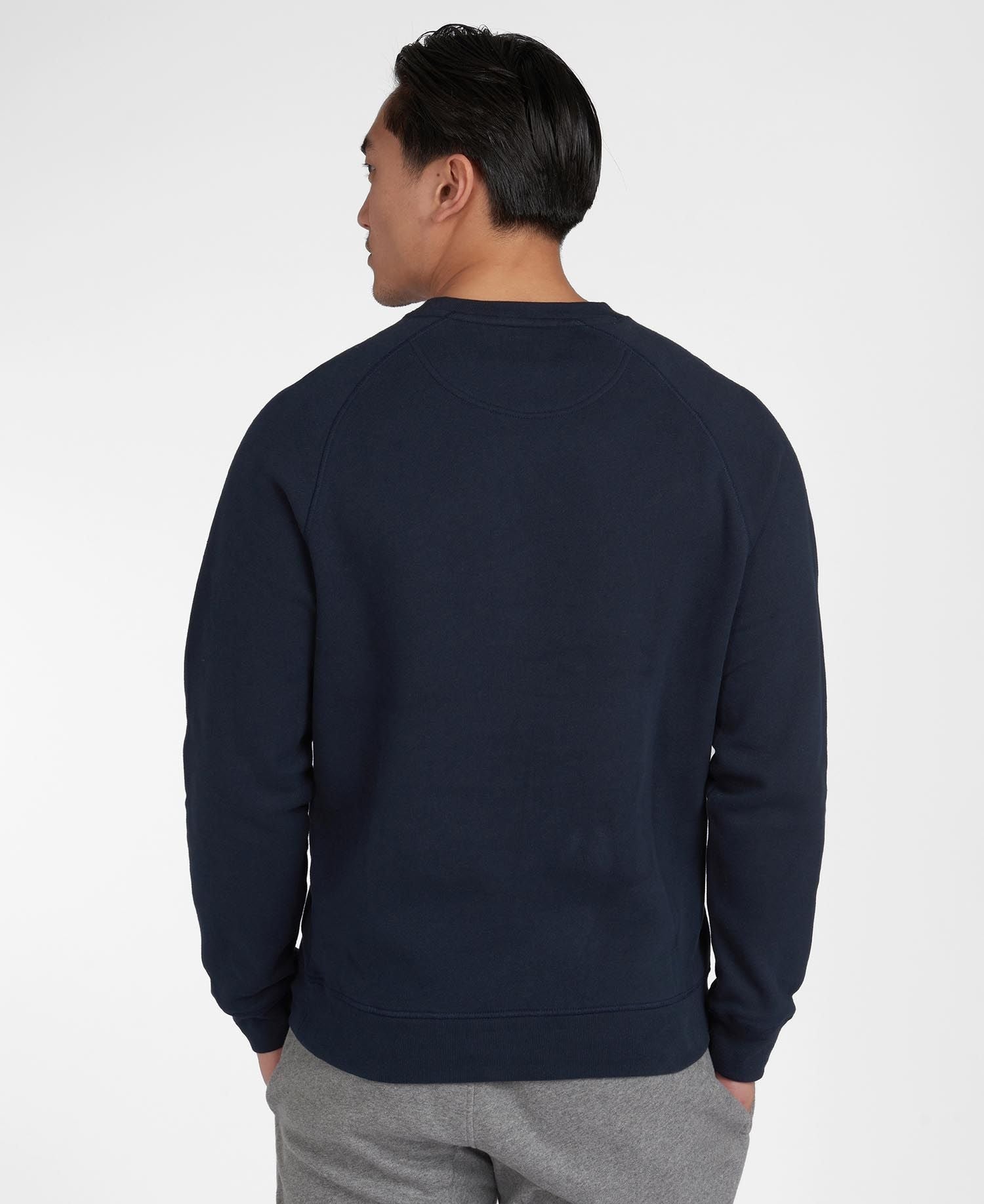 Barbour International Essential Crew Sweatshirt Navy