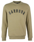 Barbour Debson Crew Neck Sweatshirt Bleached Olive