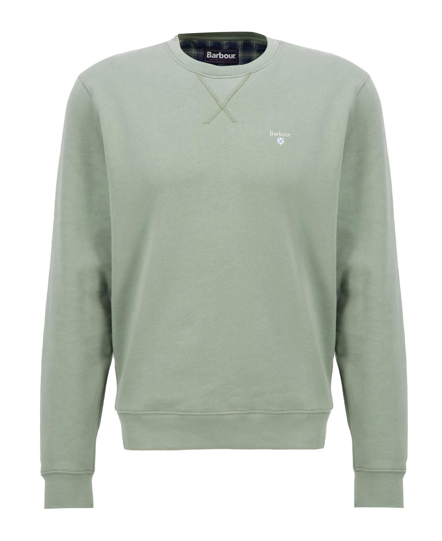 Barbour Ridsdale Crew-Neck Sweatshirt Agave Green