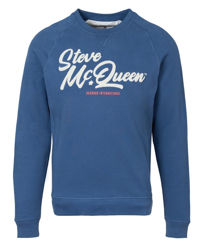 Barbour International Holts Graphic Sweatshirt Insignia Blue