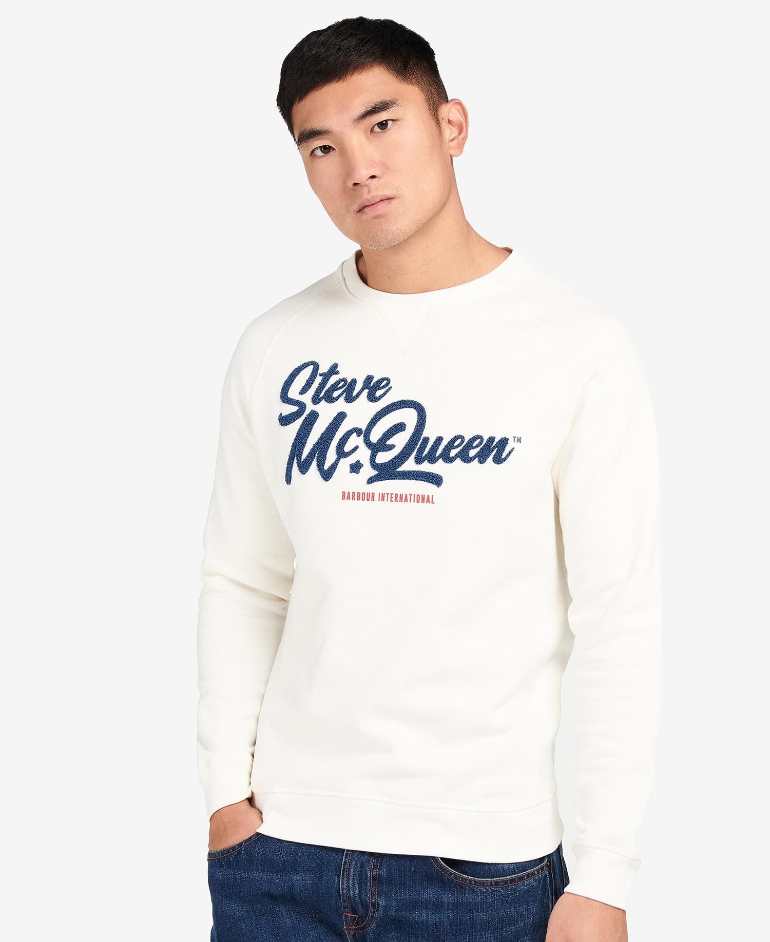 Barbour International Holts Graphic Sweatshirt Whisper White