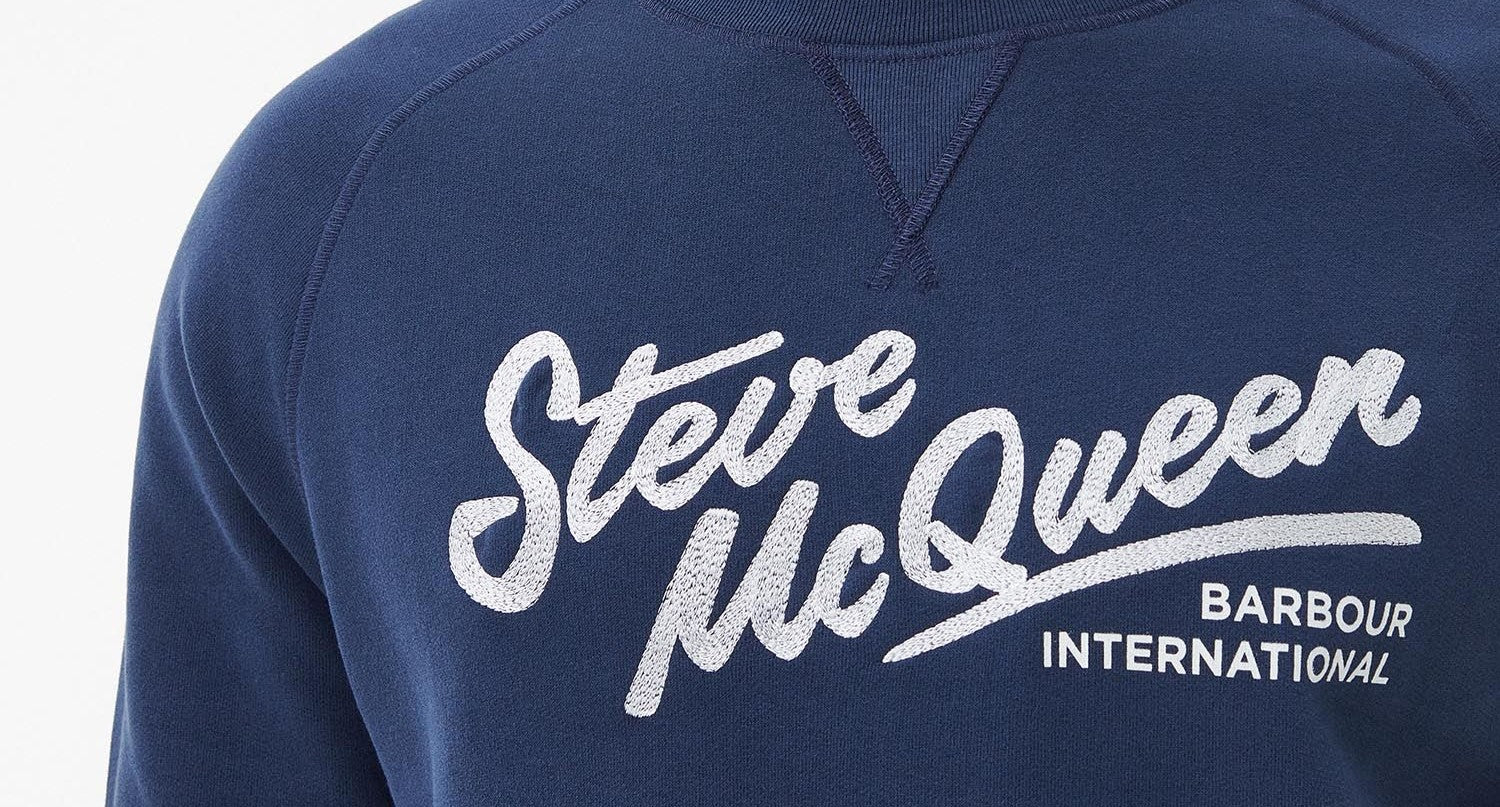 Barbour International Frankie Crew Neck Sweatshirt Oxford Navy