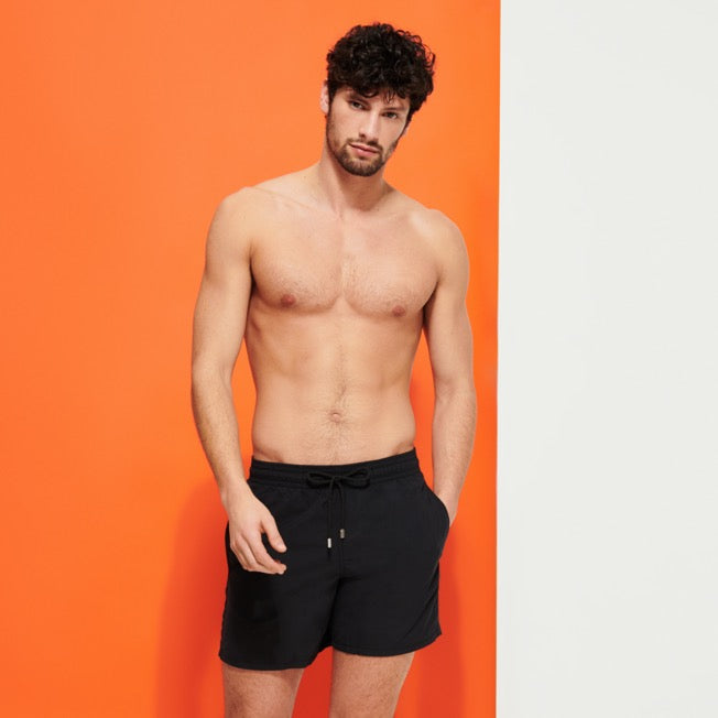 Vilebrequin Moorea Swim Short Solid Navy Blue