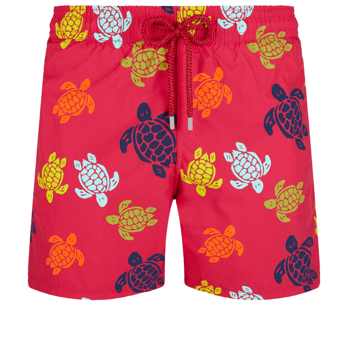 Vilebrequin Moorea Swim Shorts Ronde Des Tortues Burgundy