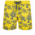 Vilebrequin Moorea Swim Shorts Lobster Flocked Mimosa