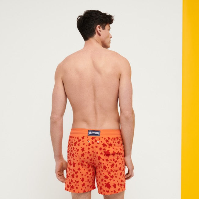 Vilebrequin Moorea Swim Short Turtles In The Sky Guava