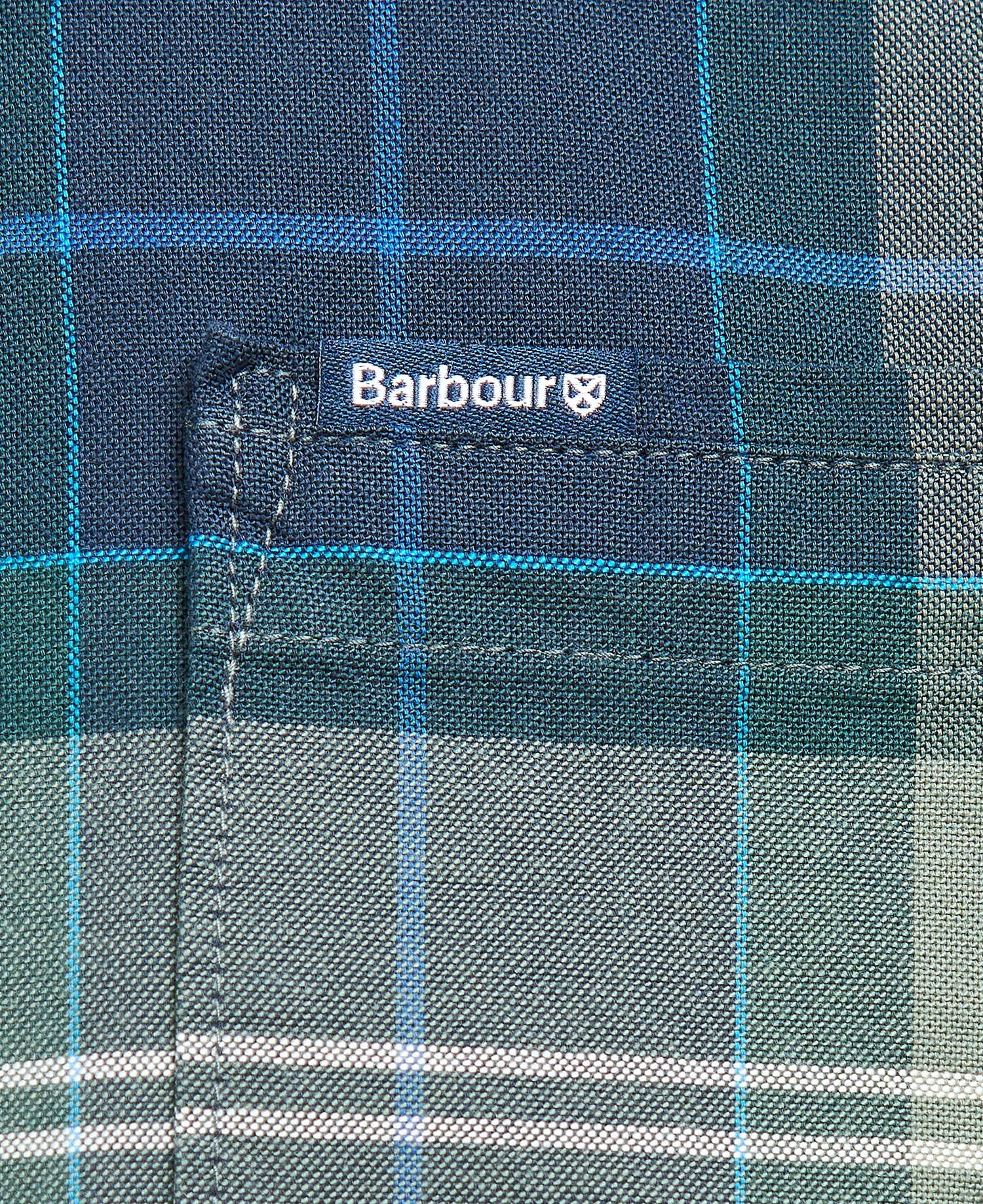 Barbour Lewis Tailored Shirt Kielder Blue Tartan