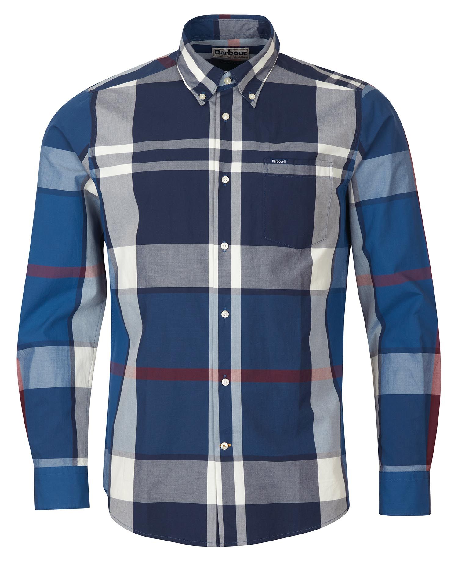 Barbour Harris Tailored Shirt Summer Navy