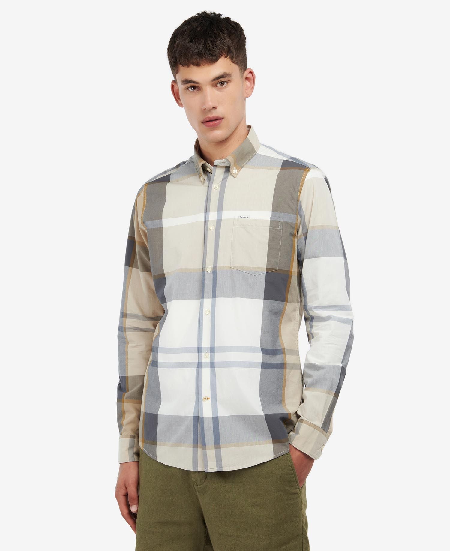 Barbour Harris Tailored Shirt Amble Sand Tartan