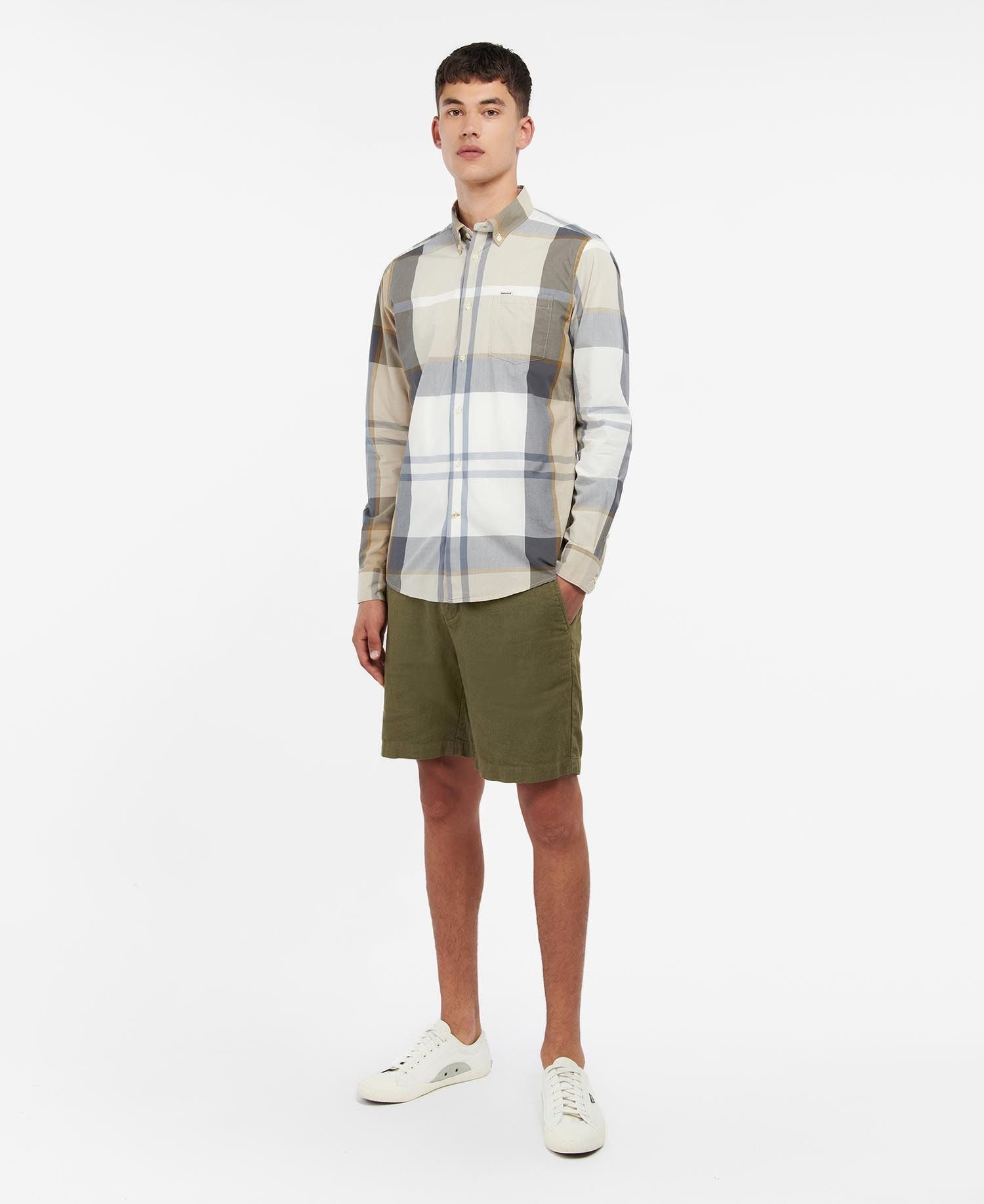 Barbour Harris Tailored Shirt Amble Sand Tartan