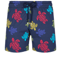 Vilebrequin Moorise Stretch Swim Shorts Ronde Des Tortues Navy
