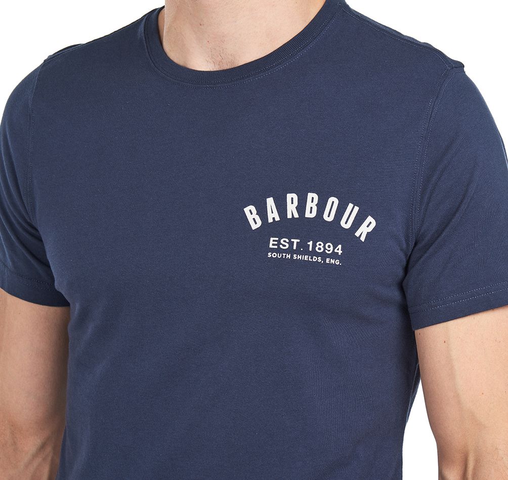 Barbour Preppy T-Shirt Tee New Navy