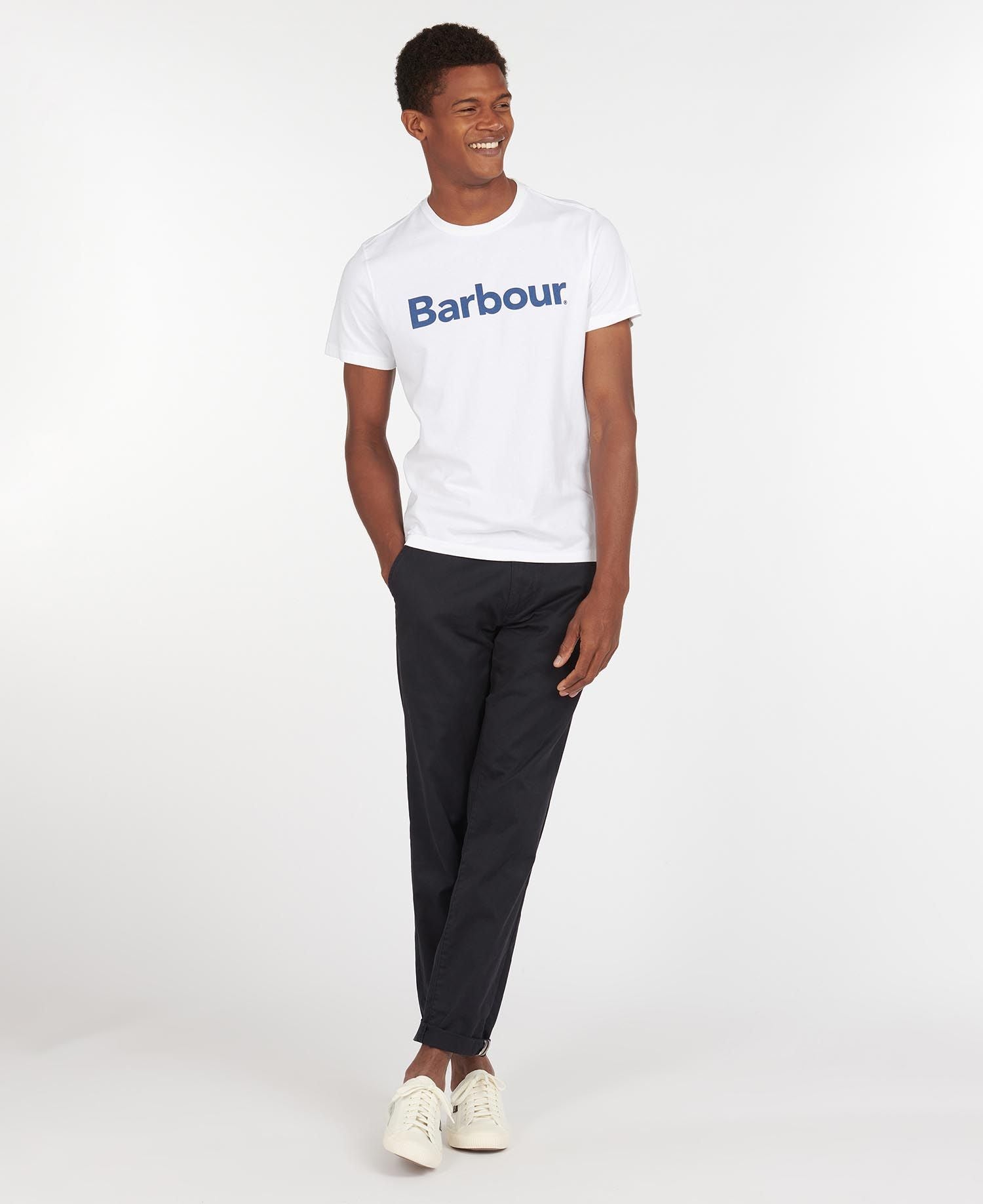 Barbour Logo T-Shirt White