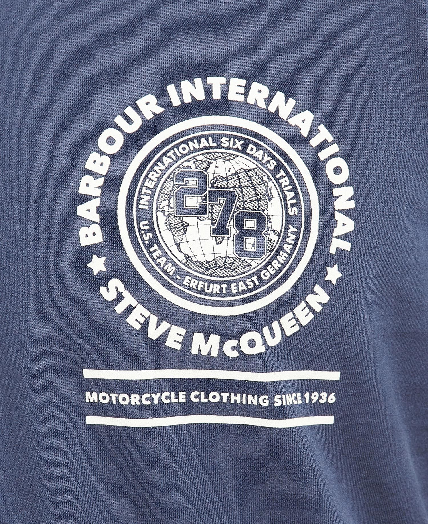 Barbour International SMQ Victor T-Shirt Navy
