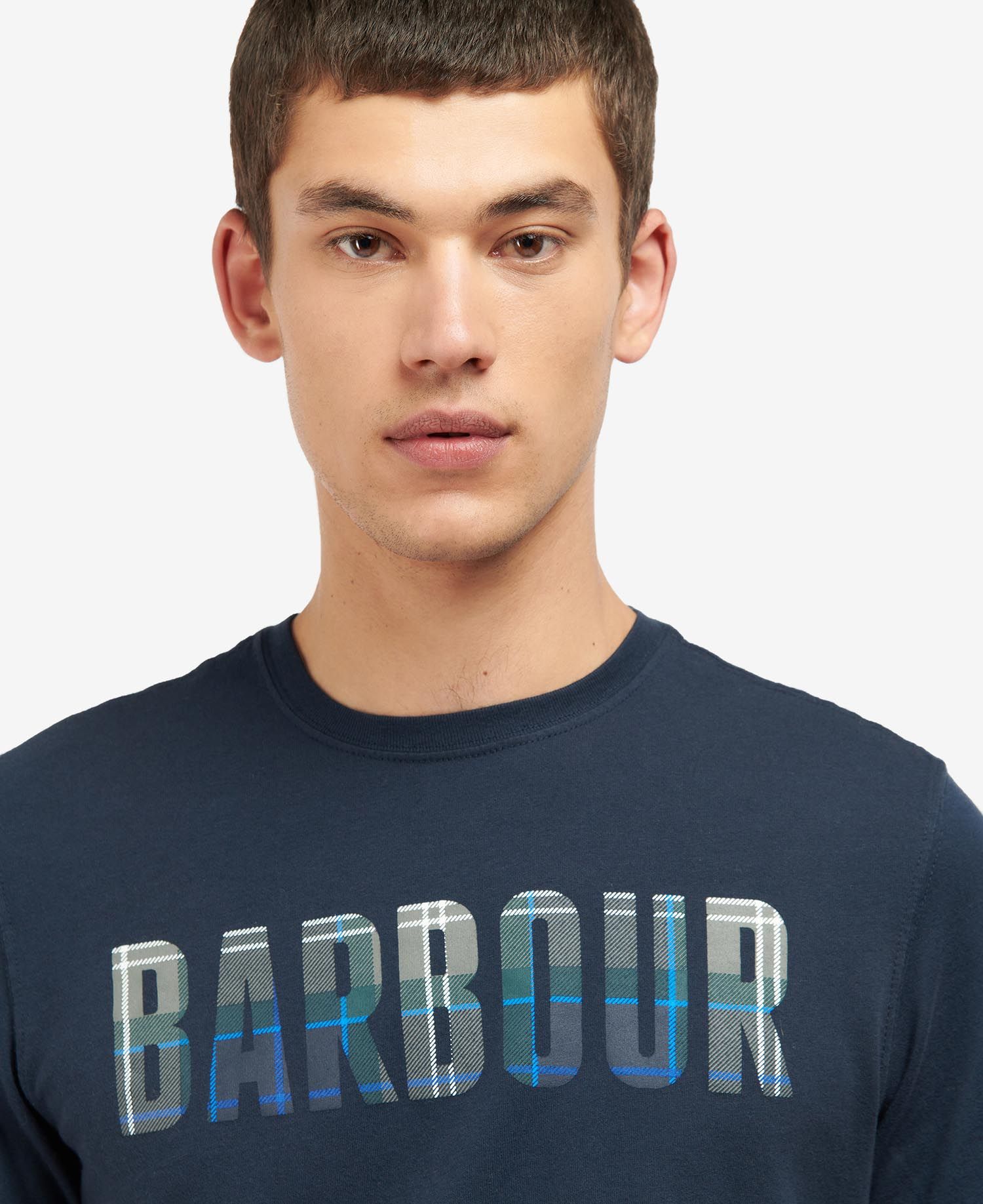 Barbour Thurso T-Shirt Navy Kielder
