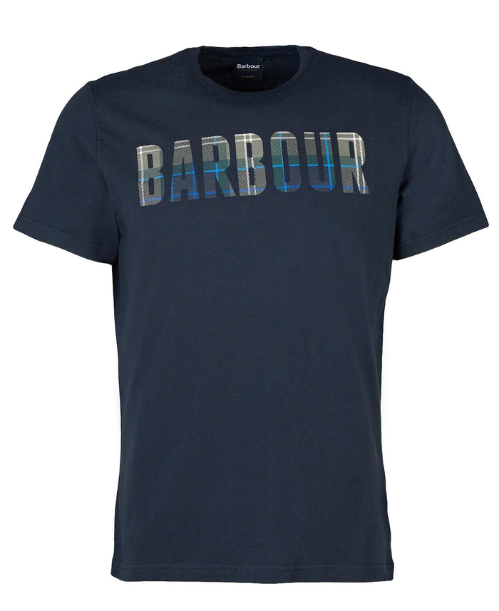 Barbour Thurso T-Shirt Navy Kielder