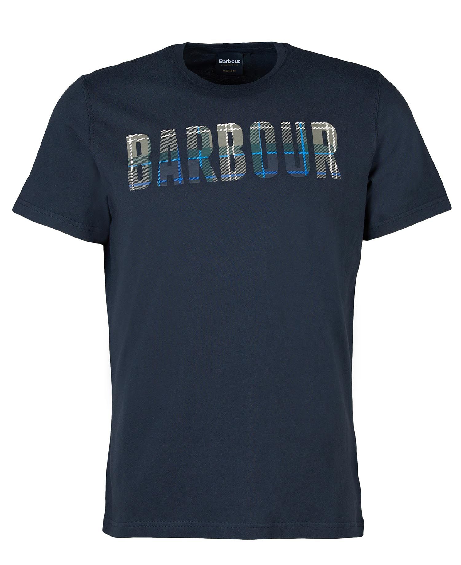 Barbour Thurso T-Shirt Navy Kielder