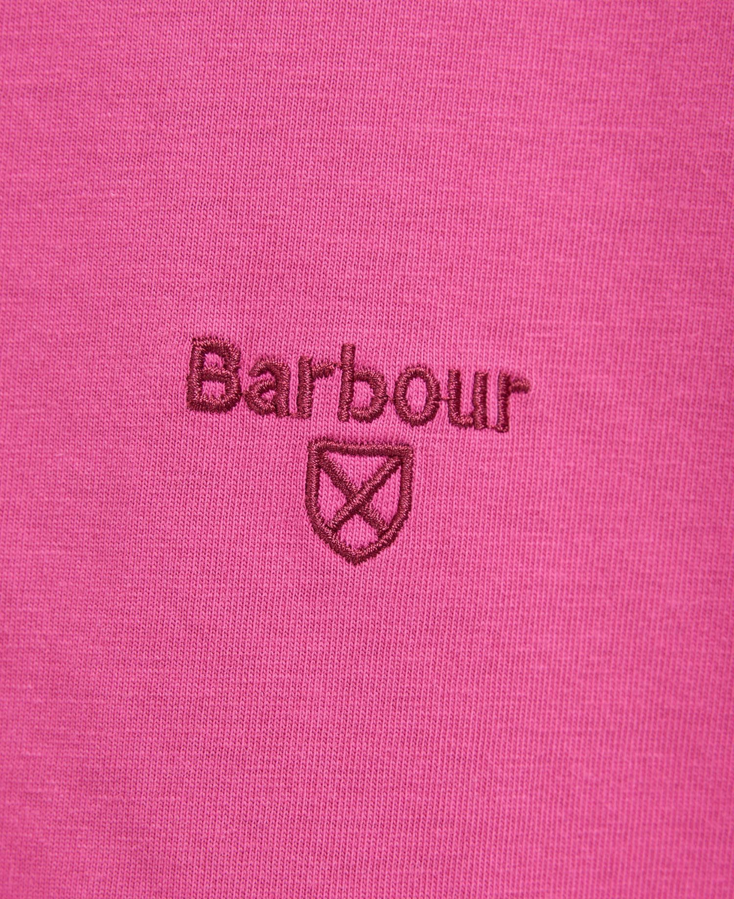 Barbour Garment Dyed T-Shirt Fuscia