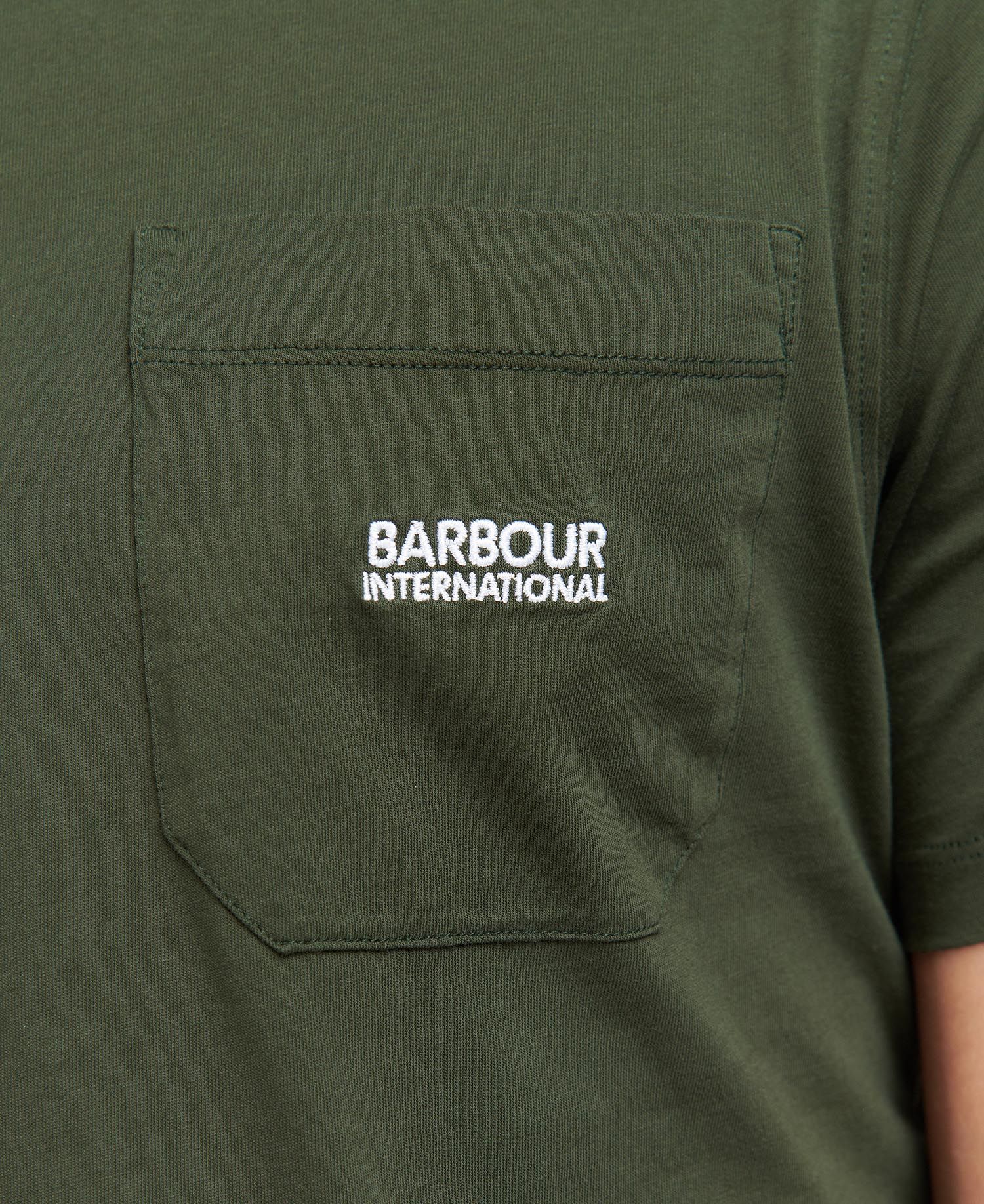 Barbour International Radok Pocket T-Shirt Forest Green