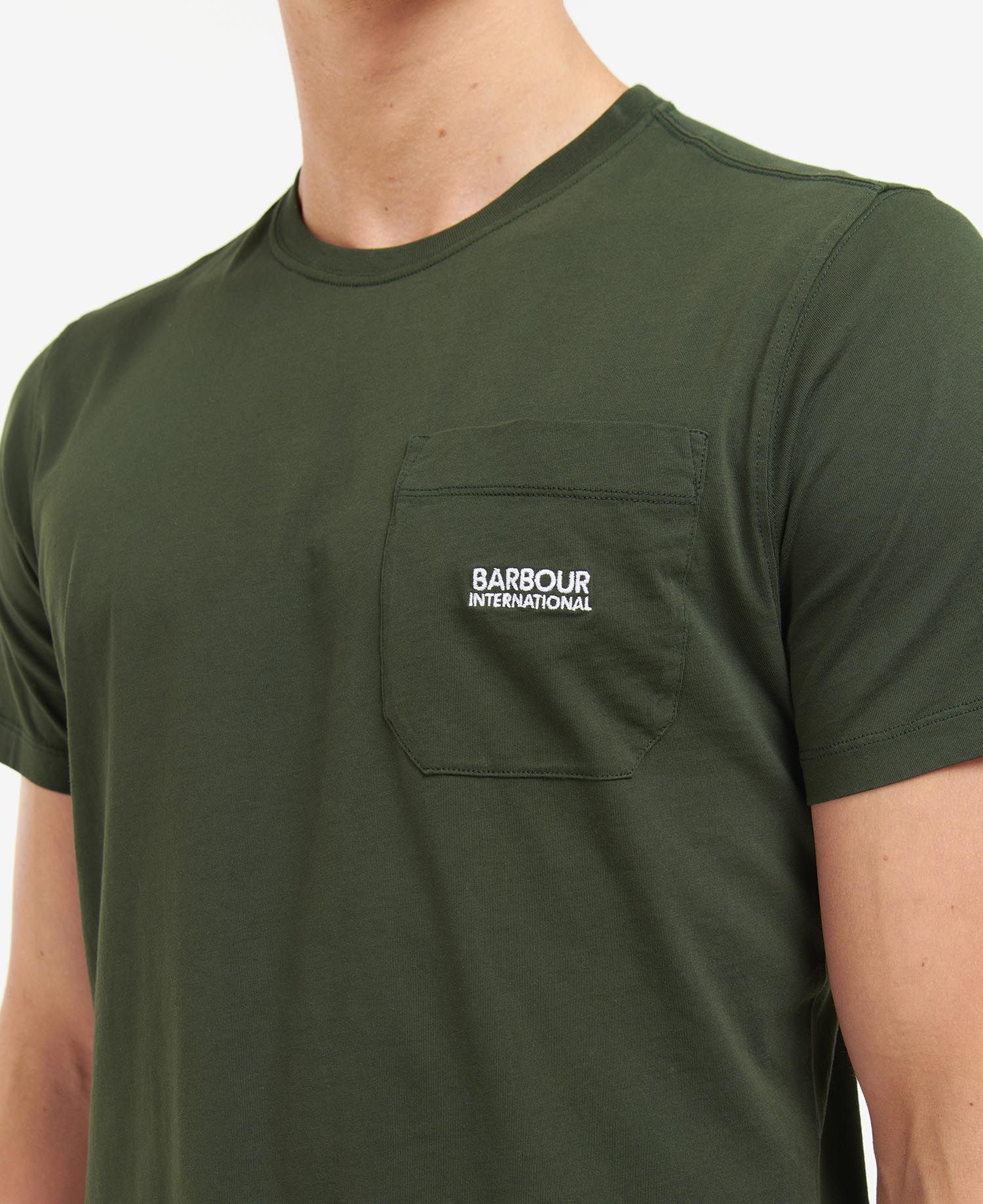 Barbour International Radok Pocket T-Shirt Forest Green
