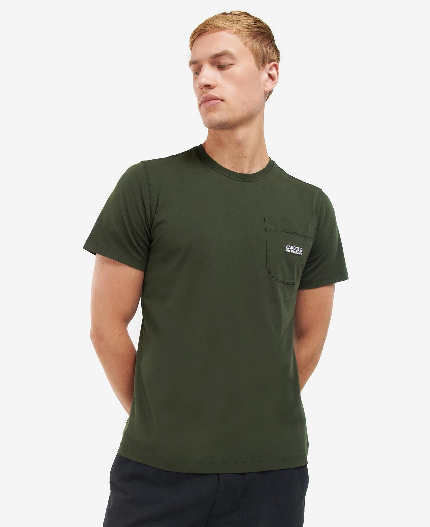 Barbour International Radok Pocket T-Shirt Forest Green