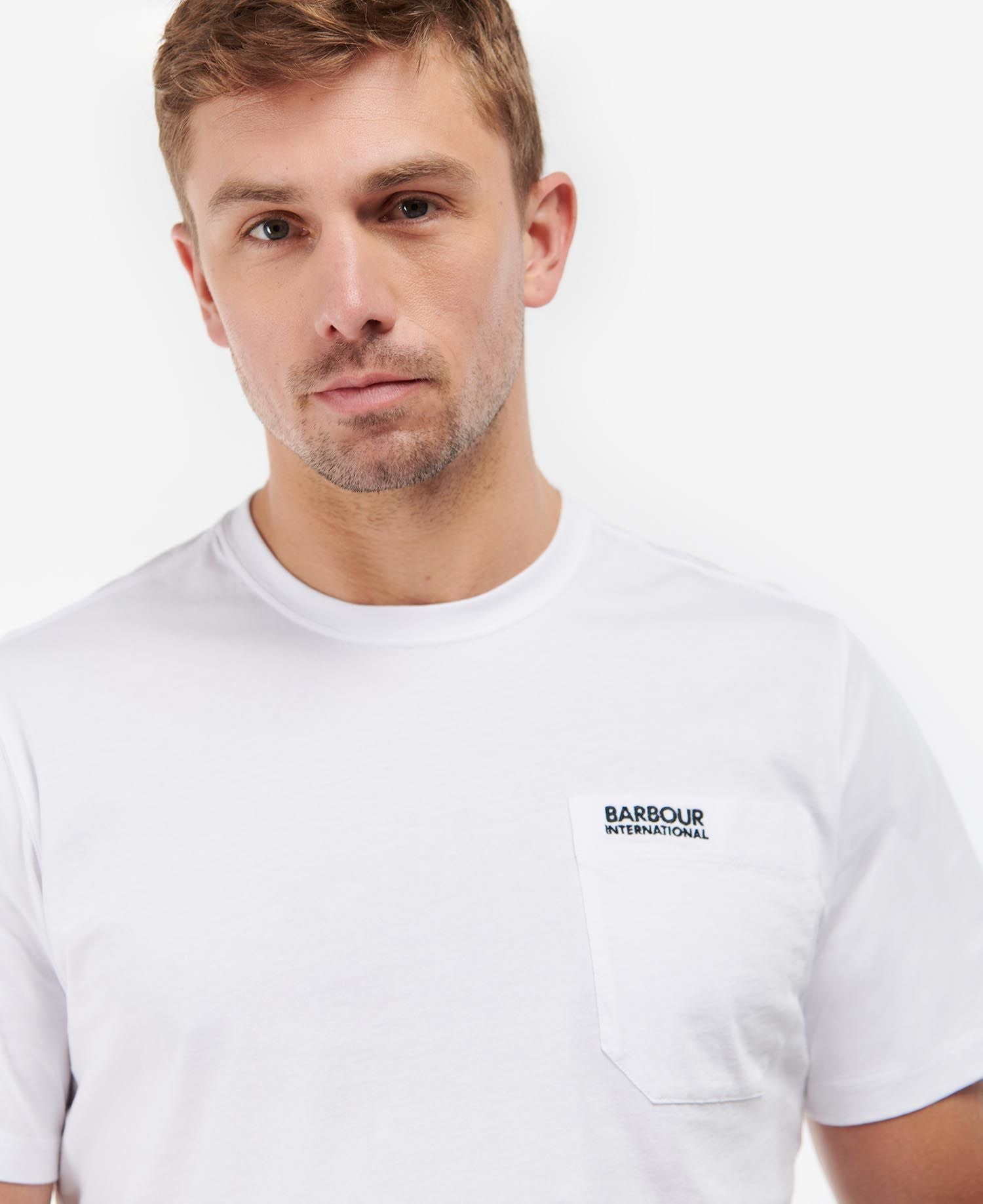 Barbour International Radok Pocket T-Shirt White