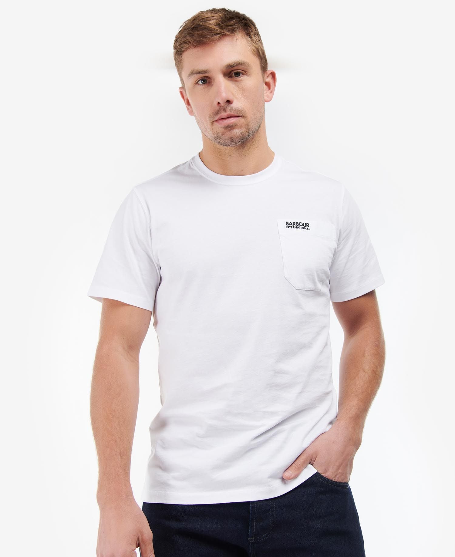 Barbour International Radok Pocket T-Shirt White
