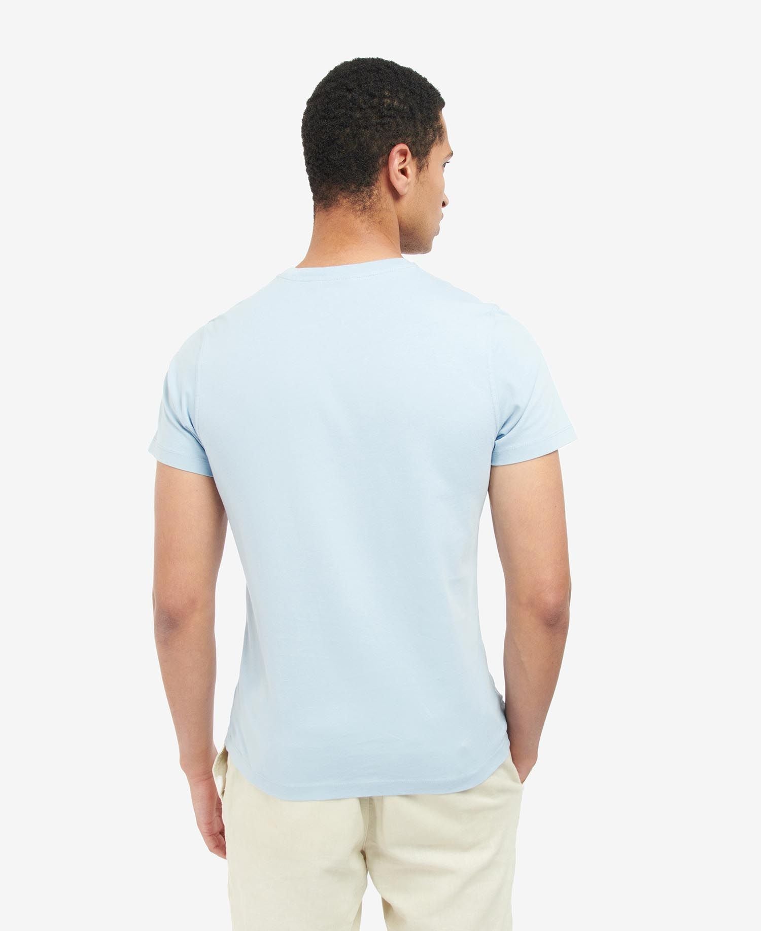 Barbour Break Graphic-Print T-Shirt Blue Fog