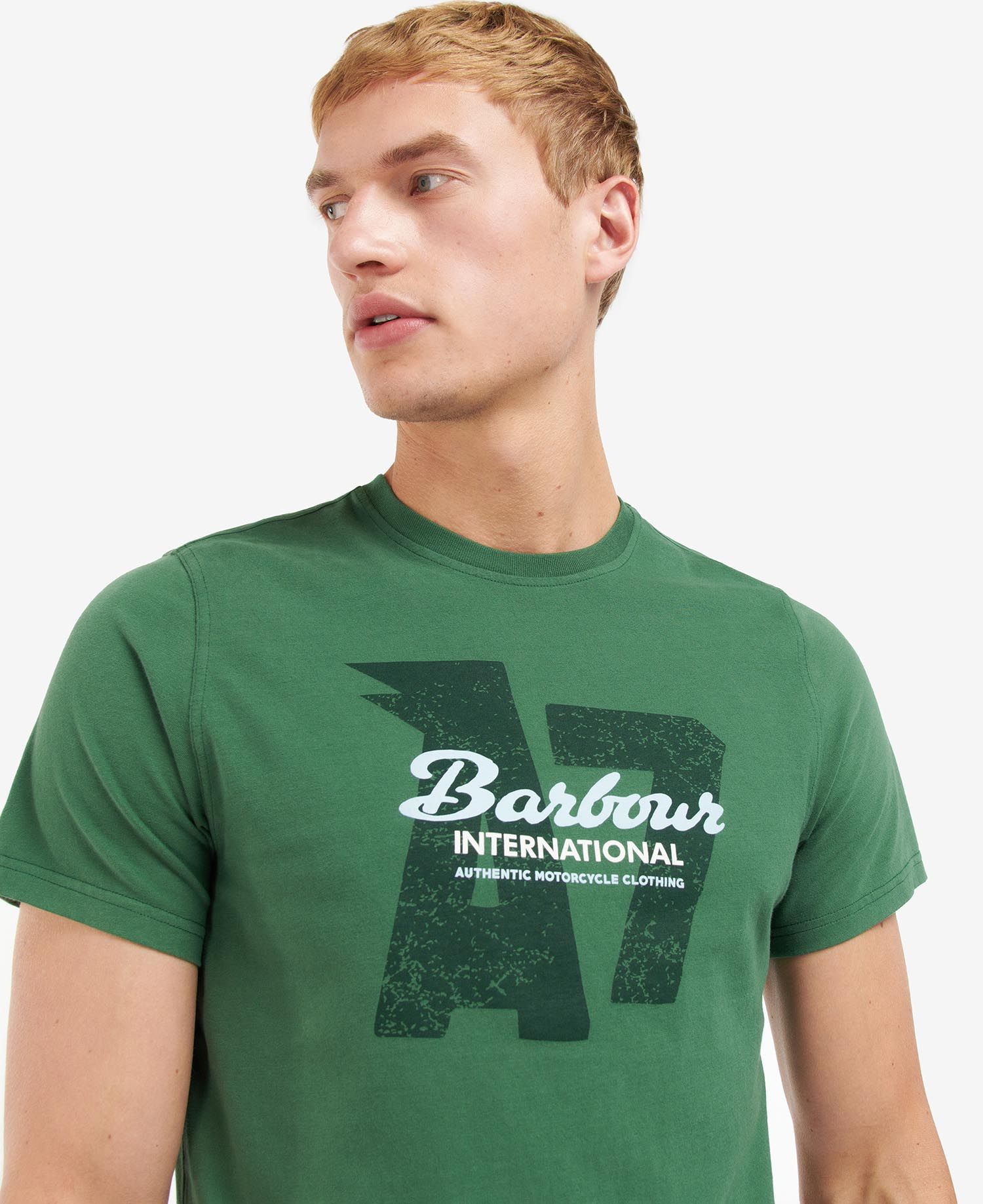 Barbour International Vantage Graphic-Print T-Shirt Racing Green