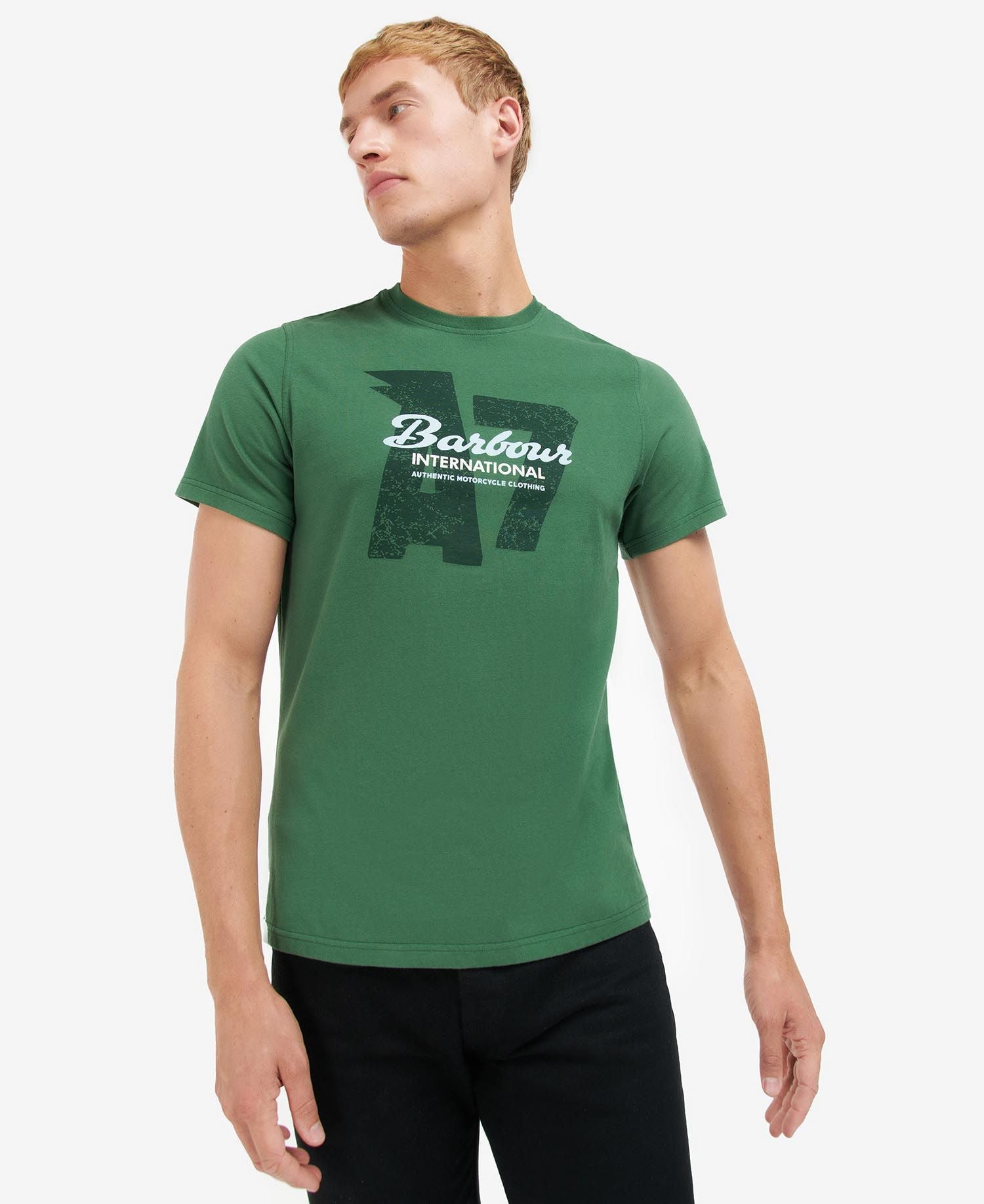 Barbour International Vantage Graphic-Print T-Shirt Racing Green