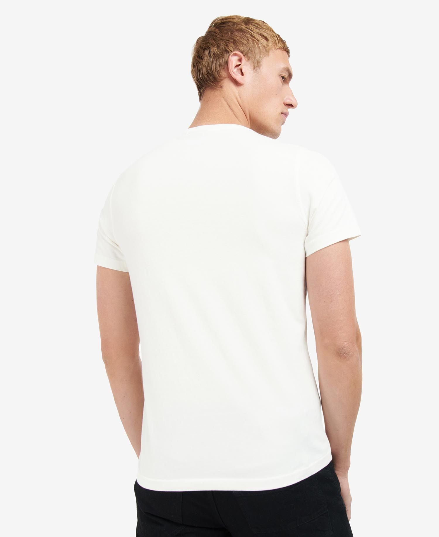 Barbour International Vantage Graphic-Print T-Shirt Whisper White