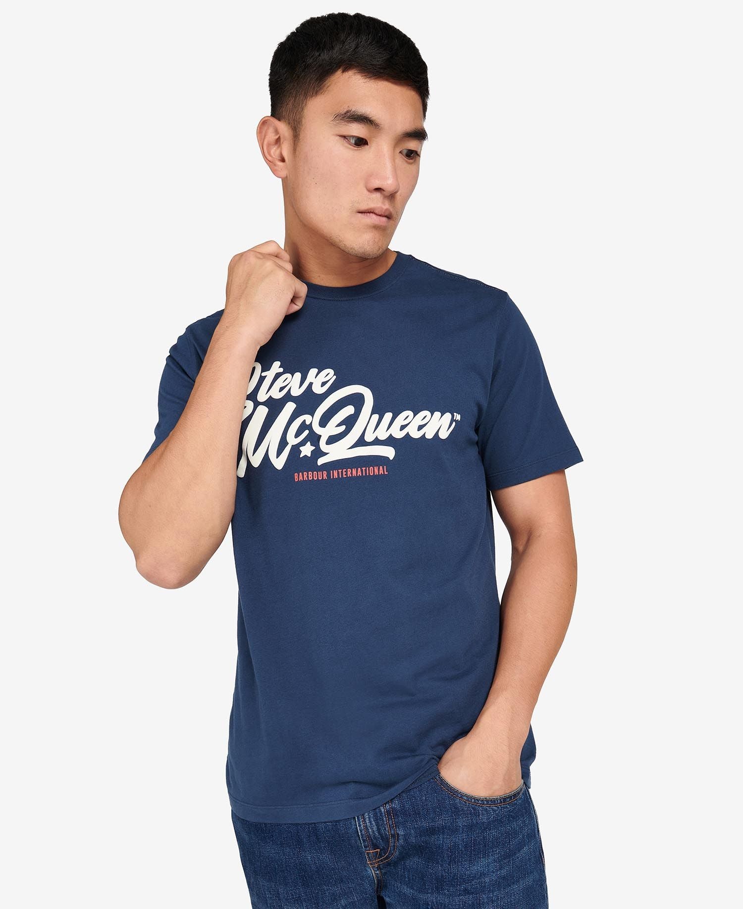 Barbour International Murrey Graphic T-Shirt Insignia Blue
