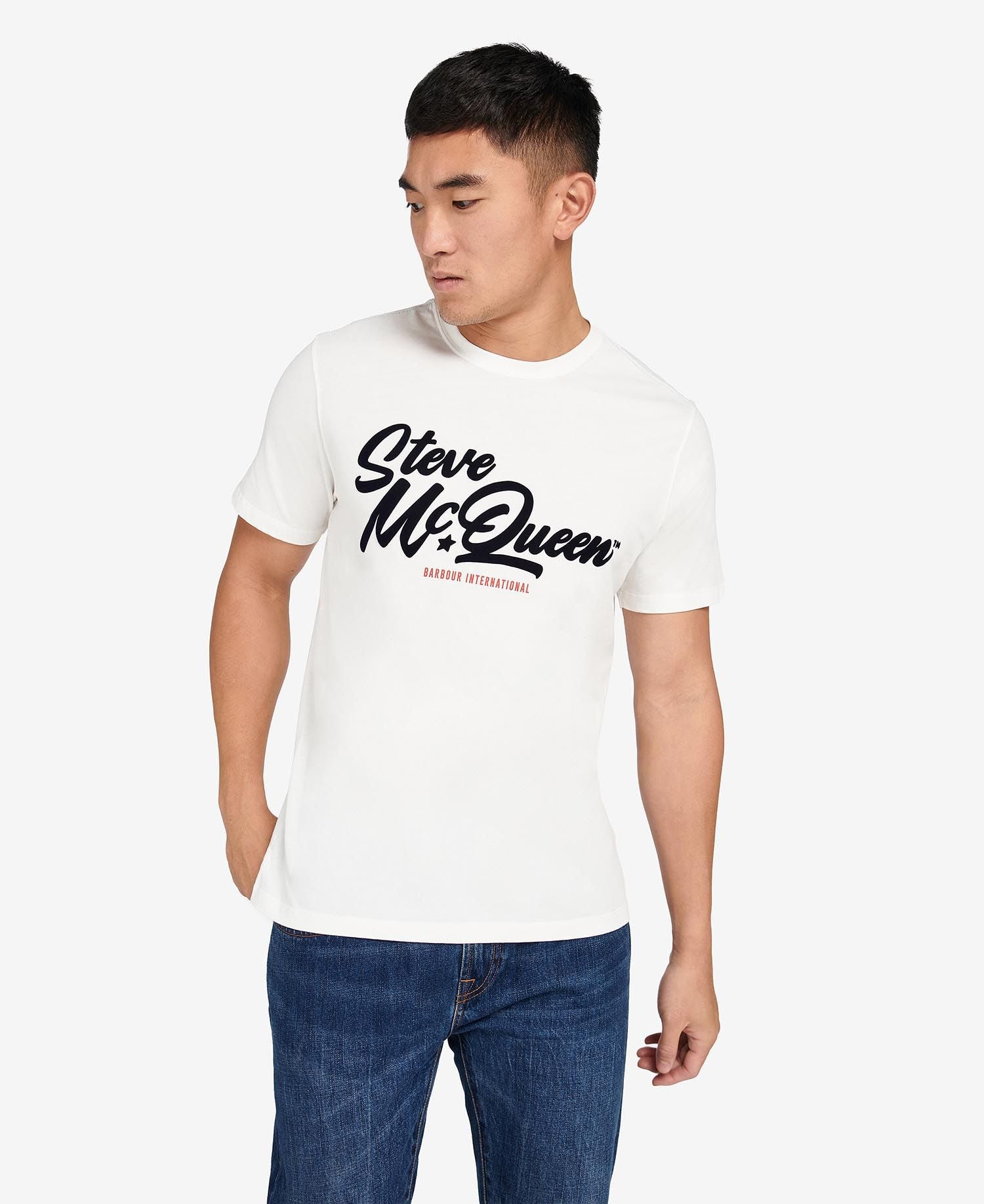 Barbour International Murrey Graphic T-Shirt Whisper White